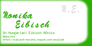 monika eibisch business card